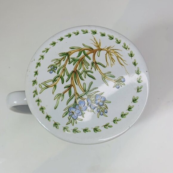 Rosemary Porcelain Coffee Mug Tea Cup Gryphonware China Wild Thyme Whimsical - Picture 2 of 8